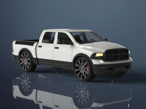 pickup truck 3D 모델
