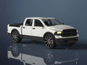 ピックアップトラック 3Dモデル