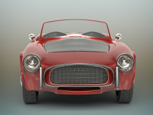 old sport car Modelo 3D