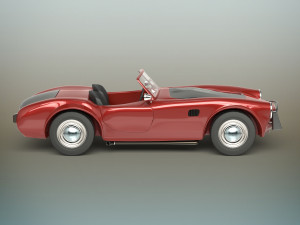old sport car Modelo 3D