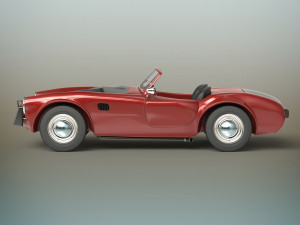 old sport car Modelo 3D