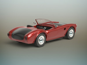 old sport car Modelo 3D