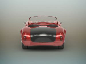 old sport car Modelo 3D