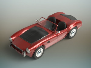 old sport car Modelo 3D