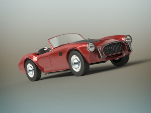 old sport car Modelo 3D