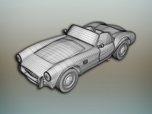 old sport car Modelo 3D