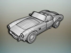 old sport car 3D Model