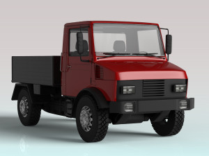 pickup truck 3D 模型