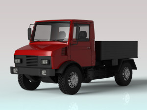 pickup truck 3D 模型