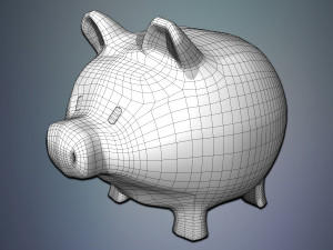 piggy bank Model 3D