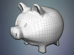 piggy bank 3D Model