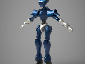 robot soldier Modèle 3D
