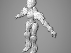 robot soldier Modèle 3D