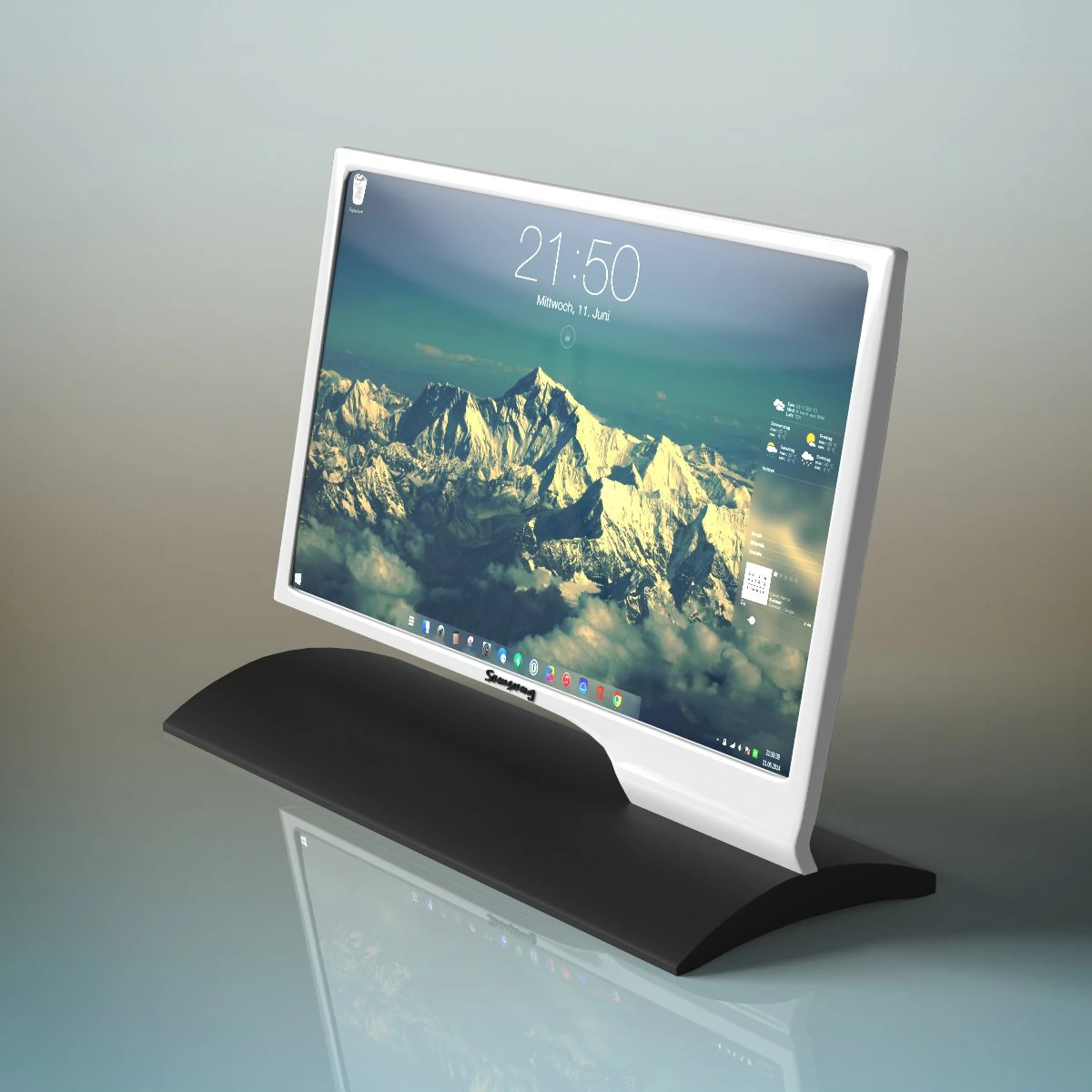 led monitor 3D Model .c4d .max .obj .3ds .fbx .stl .blend 