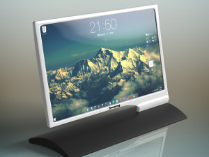 led monitor Modello 3D