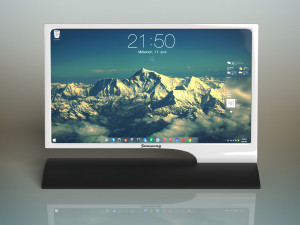 led monitor Modello 3D