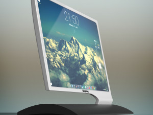 led monitor Modello 3D
