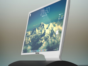 led monitor Modello 3D