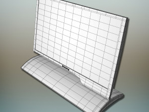 led monitor Modello 3D