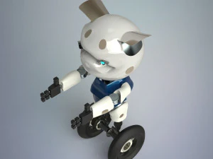 sci-fi robot 3D Model