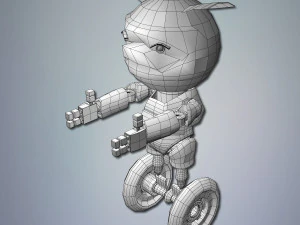 sci-fi robot 3D Model