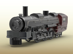 train engine 3D-Modell