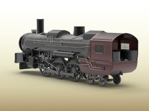 train engine 3D Model