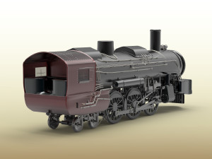 train engine 3D Model