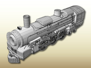 train engine 3D Model