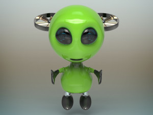 alien robot 3D Model