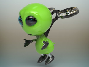 alien robot 3D Model