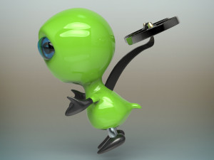 alien robot 3D Model
