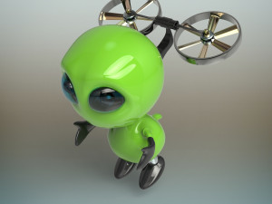 alien robot 3D Model