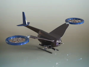 युद्ध ड्रोन 3D मॉडल