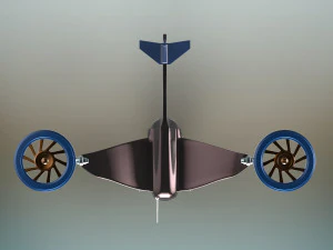 युद्ध ड्रोन 3D मॉडल