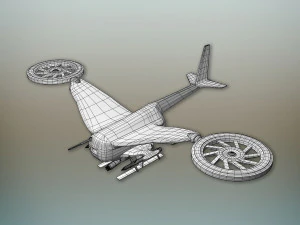 युद्ध ड्रोन 3D मॉडल