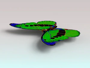 蝶 3Dモデル