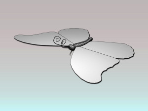 butterfly Modello 3D