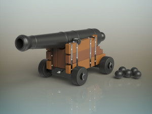 cannon 3D Model