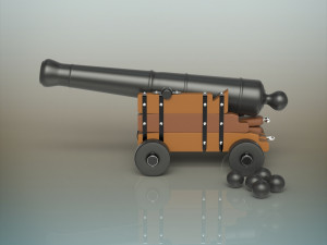 cannon 3D Model