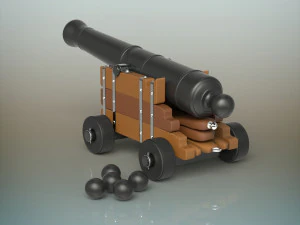 cannon 3D Model
