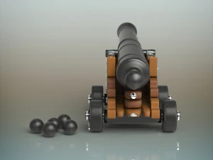 cannon 3D Model