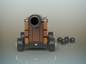 cannon 3D Model