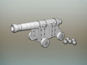 cannon 3D Model