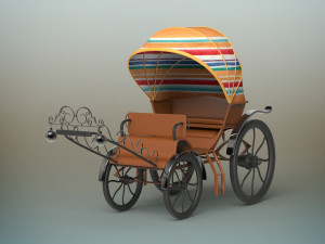 carriage 3D मॉडल