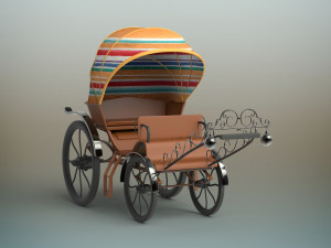 carriage 3D मॉडल