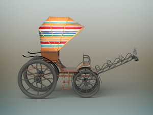 carriage 3D मॉडल