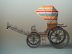 carriage 3D मॉडल