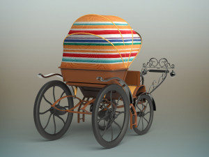 carriage 3D मॉडल