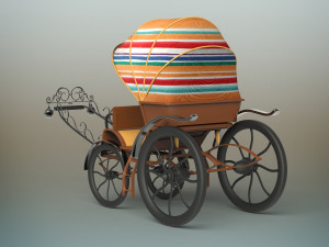 carriage 3D मॉडल